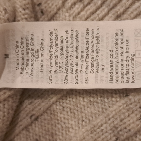 Madewell Donegal Rolled Mock Neck Ribbed Longsleeve Sweater Dress NWT - Picture 11 of 11